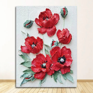 Elegant Scandinavian Flower Canvas Art - InspiredGrabs.com